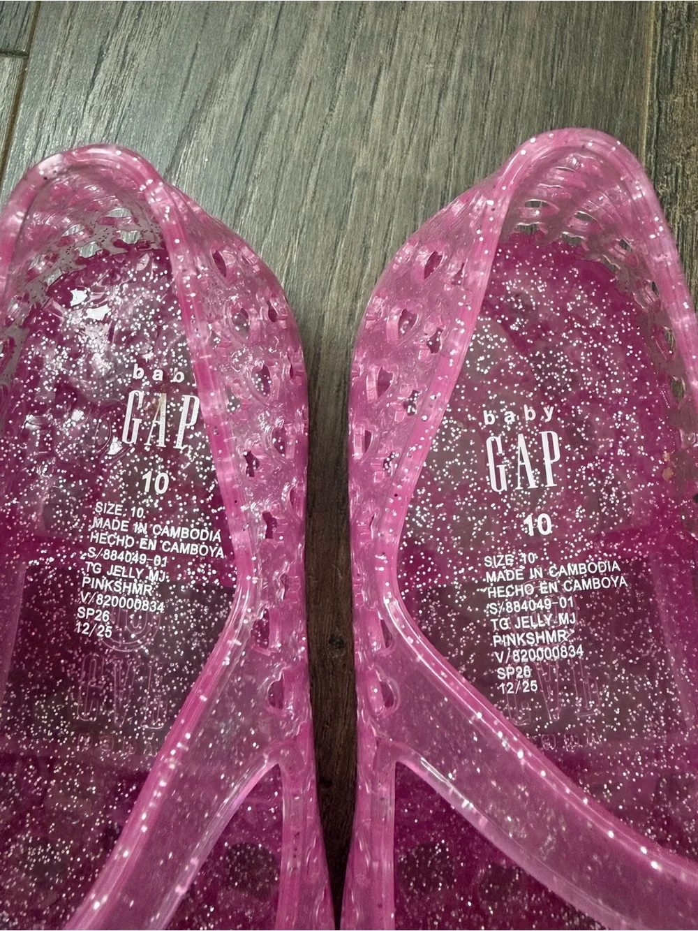 GAP sparkly pink